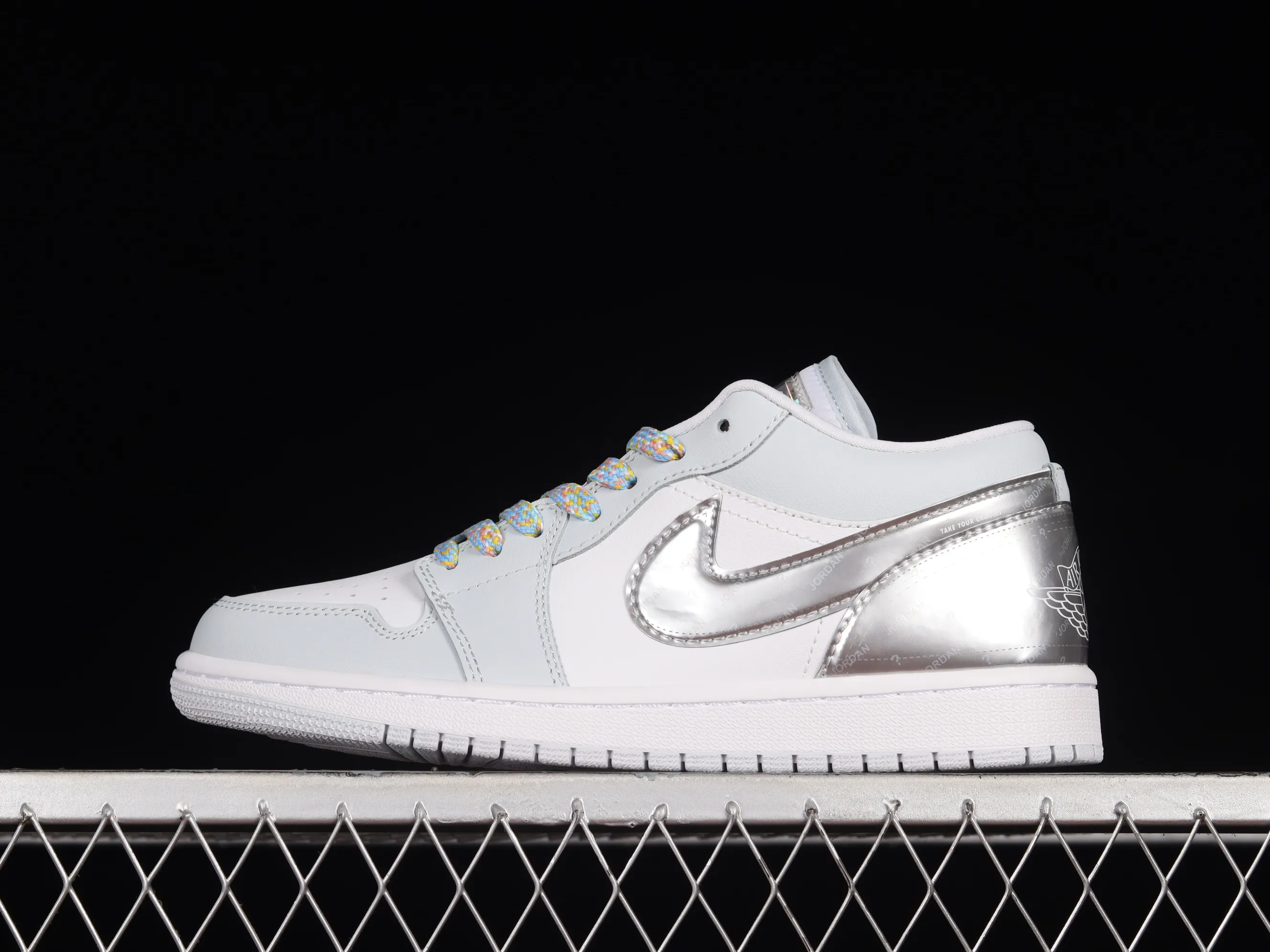 All Categories Air Jordan Jordan Series Basketball Shoes Air Jordan 1 Low Z Edition Air Jordan 1 Low "Gcel" AJ1 Joe 1 Silver Sports Culture Basketball Shoes DX6070-101
